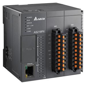 Процессорный модуль AS200, 64K шагов, 8DI/6DO, 2AI/2AO (PNP), Ethernet, CANopen, 2xRS485, mini USB, 