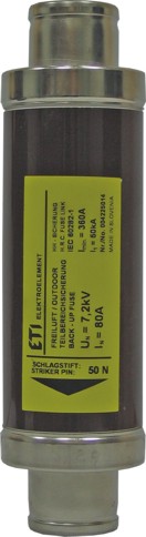 Предохранитель VVT-D 7,2kV 20A 50kA (e=192мм)