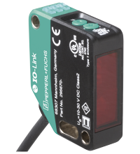 Лазерный датчик расстояния Pepperl Fuchs OQT400-R200-2EP-IO-0,3M-V1