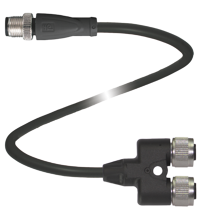 Y-образный разветвитель Pepperl Fuchs V1-G-T-BK2,5M-PUR-A-V1-G