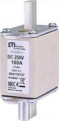 Предохранитель NH-00 DC 160A 250V (с бойком)