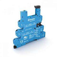 Розетка MasterPLUS с безвинтовыми клеммами Push-in для реле 34 серии; питание 230-240В AC; в комплекте пластиковая клипса; опции: LED