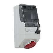 P17Щит.5мод. с блок. 16А 3К+H+З 380В IP44