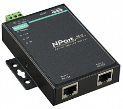 NPort 5210 2 Port RS-232 device server, RJ45 8 pin, без адаптера питания