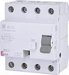 Реле дифференциальное (УЗО) EFI6-4 40/0,03 тип AC (6kA)