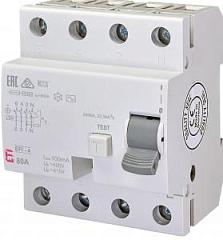 Реле дифференциальное (УЗО) EFI-4 80/0,1 тип AC (10kA)