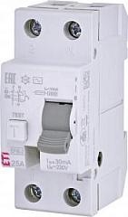 Реле дифференциальное (УЗО) EFI6-2 25/0,03 тип AC (6kA)