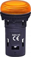 Лампа сигнал. LED матовая ECLI-240A-A 240V AC (оранжевая)