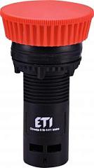 Кнопка монобл. грибок ECM-P01-R (без фикс., 1NC, красная)