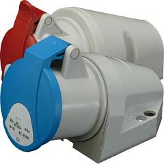 Розетка настенная EZ-3253 IP44 (32A, 400V, 3P+N+PE)