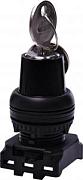 Выкл. поворотн. EGK2-XZ90-C (2-х поз., без фикс. с ключом, 0-1, 90°, черный)