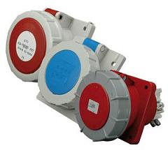 Розетка встраиваемая EEH-3253 IP67 (32A, 400V, 3P+N+PE)