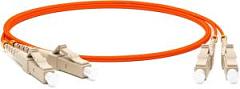 Патч-корд Hyperline FC-D2-50-LC/PR-LC/PR-H-10M-LSZH-OR FC-D2-50-LC/PR-LC/PR-H-10M 2x50/125 OM2 LC ду