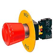 ACCESSORY ДЛЯ 3SB2 ЖЕЛТ. NAMEPLATE SELF-ADHERENT INSCRIPTION: "НОT-AUS" = "EMERGENCY-STOP