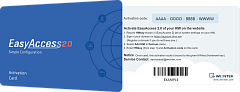 Карта активации RZACEA020