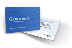 Карта годовой лицензии Weincloud Dashboard