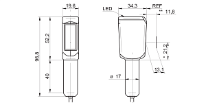 Датчик контрастной метки Baumer FKDH 14G6901