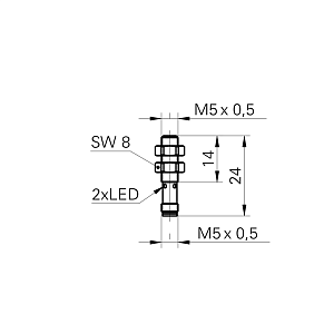 Индуктивный датчик Baumer IFRM 05P37A3/S05L