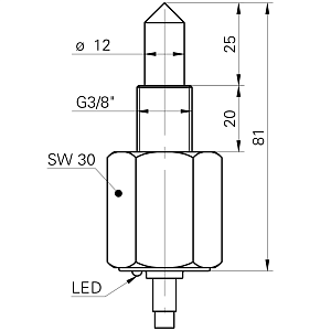 Оптический датчик уровня Baumer FFAK 17NTD1001/L