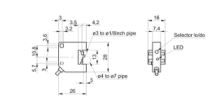 Оптический датчик уровня Baumer FFDK 16P50Y5