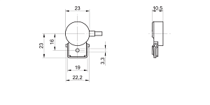 Оптический датчик уровня Baumer FODK 23P90Y5