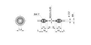 Оптоволоконный кабель Baumer FWE 200C1Y00