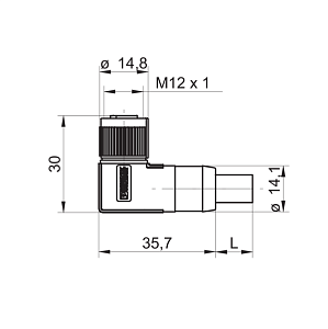 Разъем с кабелем Baumer ESW 33JP0200G