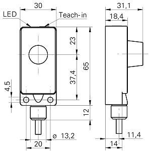 Ультразвуковой датчик расстояния Baumer UNDK 30U6113