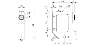 Усилитель для оптоволоконных датчиков Baumer FVDM 15P5130