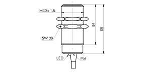 Усилитель для оптоволоконных датчиков Baumer FZAM 30P5001