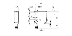 Оптический датчик Baumer OPDM 12P5102/S35A