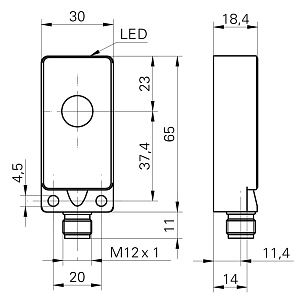 Ультразвуковой барьер Baumer USDK 30D9003/S14