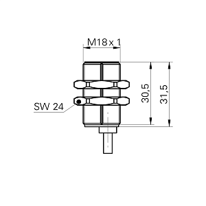 Магнитный датчик угловых перемещений Baumer MDRM 18I9524/A270