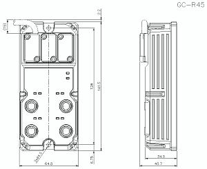 Блок расширения безопасности KEYENCE GC-R45