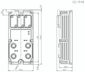 Блок расширения безопасности KEYENCE GC-R48