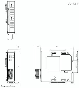 Блок безопасного ввода/вывода KEYENCE GC-S84