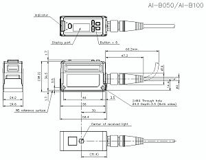 Фотоэлектрический датчик KEYENCE AI-B050