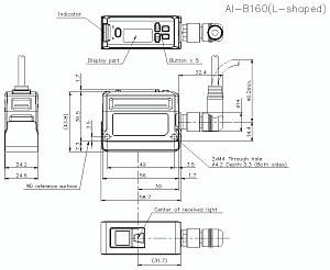 Фотоэлектрический датчик KEYENCE AI-B160