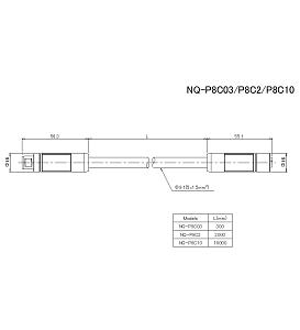Кабель питания KEYENCE NQ-P8C10