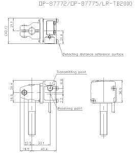 Оптический датчик расстояния KEYENCE LR-TB2000
