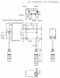 Оптический датчик расстояния KEYENCE LR-TB2000CL