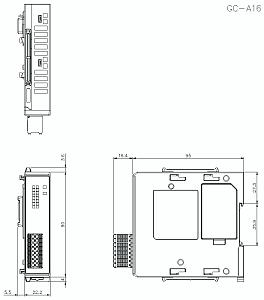 Выходной блок безопасности KEYENCE GC-A16