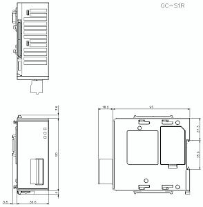 Выходной блок реле безопасности KEYENCE GC-S1R