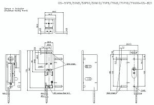 Замок безопасности KEYENCE GS-71P5