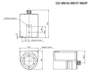 Замок безопасности KEYENCE GS-M93P