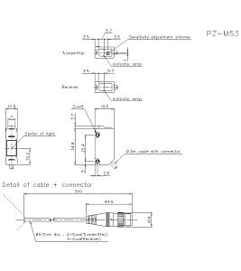 Оптический датчик KEYENCE PZ-M53