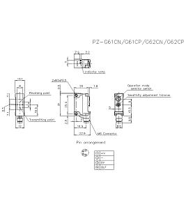 Оптический датчик KEYENCE PZ-G62CN