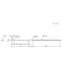Оптоволоконный кабель KEYENCE FU-33