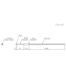 Оптоволоконный кабель KEYENCE FU-43