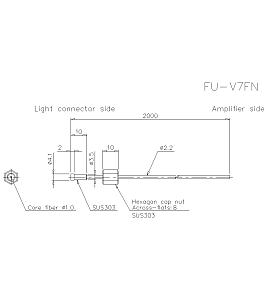 Оптоволоконный кабель KEYENCE FU-V7FN